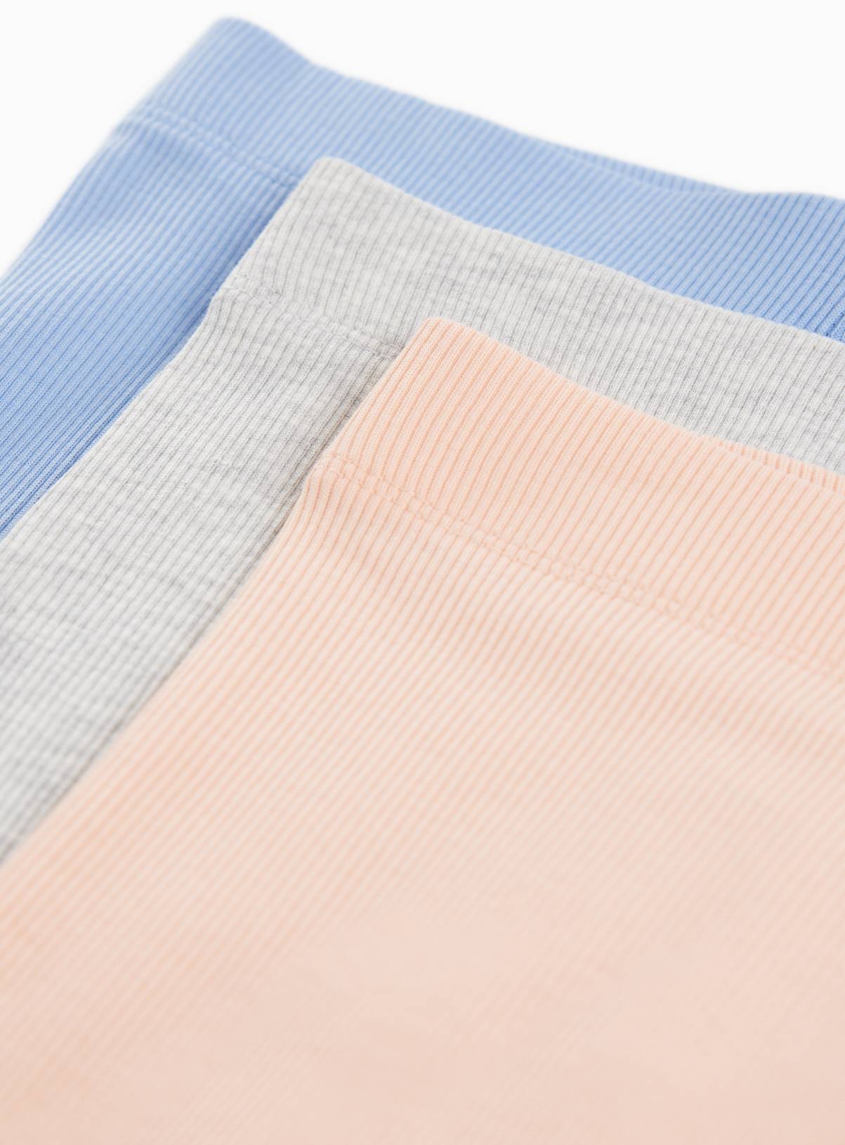 Blue & Pink Cycle Shorts 3 Pack 11 years - Image 2